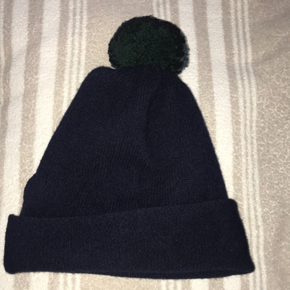 jo gordon Accessories - Jo Gordon Shaggy Pom Hat Navy